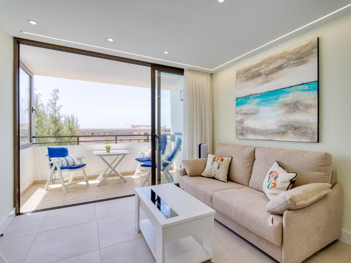 Precioso Apartamento En 1ª Linea De Mar San Agustin  Luaran gambar