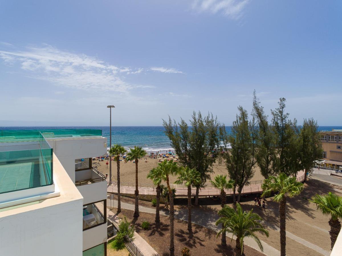 Precioso Apartamento En 1ª Linea De Mar San Agustin  Luaran gambar