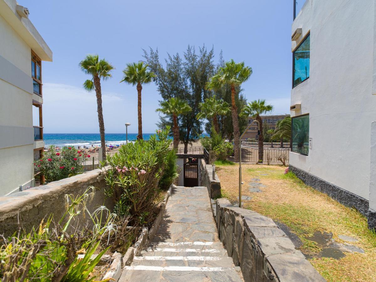 Precioso Apartamento En 1ª Linea De Mar San Agustin  Luaran gambar
