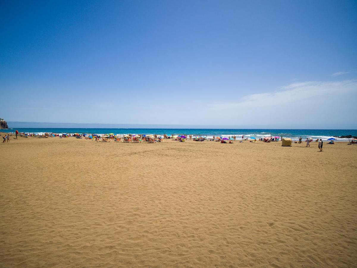 Precioso Apartamento En 1ª Linea De Mar San Agustin  Luaran gambar